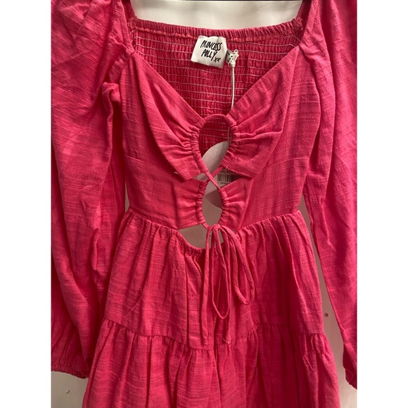 RARE! NEW! Princess Polly Campbell Mini Dress in Pink - Picture 4 of 10
